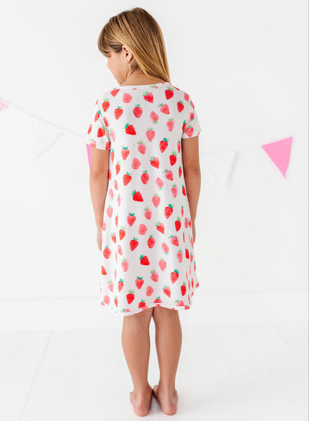 Sweet Strawberries Birdie Gown
