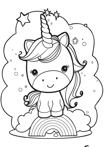 Giant Coloring Book - Unicorn Dreams