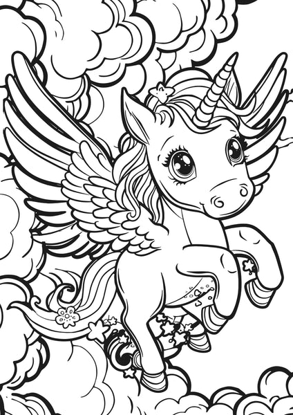 Giant Coloring Book - Unicorn Dreams