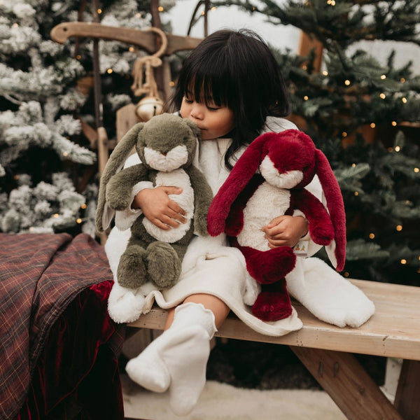 Little 12" Nibble Bunny - Mulberry