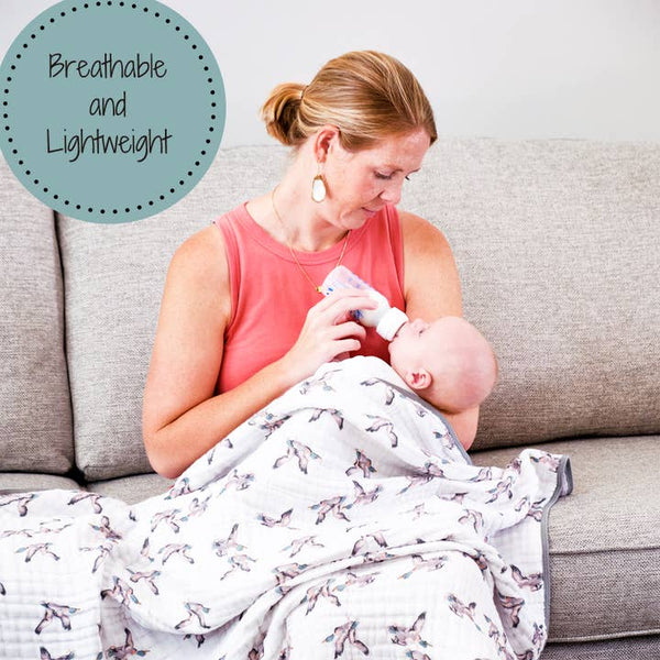 Quackin'up Baby Toddler Muslin Blanket