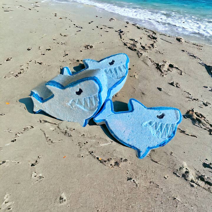 Shark Bath Bomb with Surprise Coin Inside