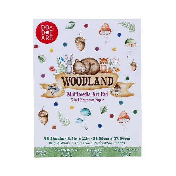 Do-A-Dot Multimedia Art Pad - Woodlands