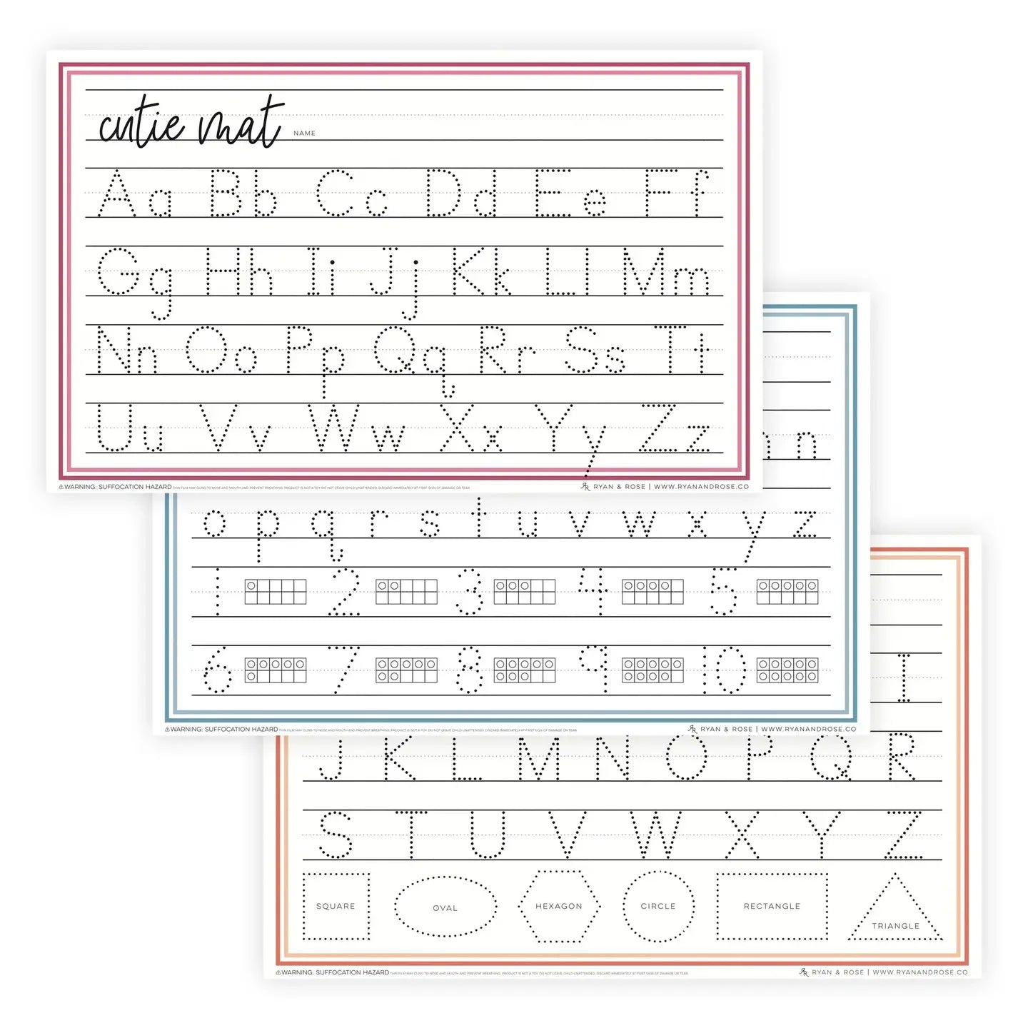 RR Cutie Mats - Multi-Purpose Disposable Placemats