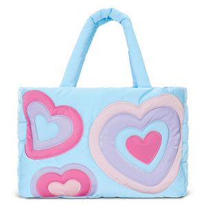 Iscream Happy Heart Puffy Weekender Bag