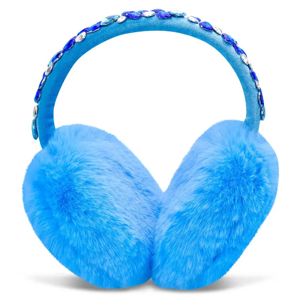 IS Rhinestone Earmuffs - Blue