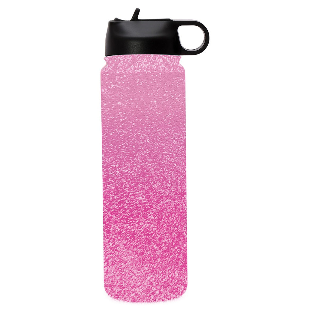 Pink Glitter Water Bottle