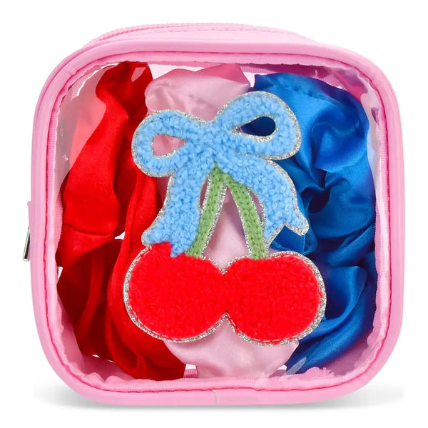 Iscream Cherry on Top Scrunchie Set