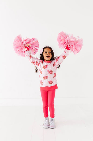 Blitz And Bows Ruffle Crewneck Sweatshirt