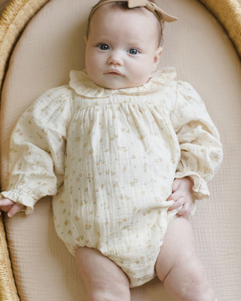 Golden Floral Callie Romper