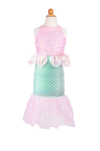 Great Pretenders Misty Mermaid Dress - Pink/Mint