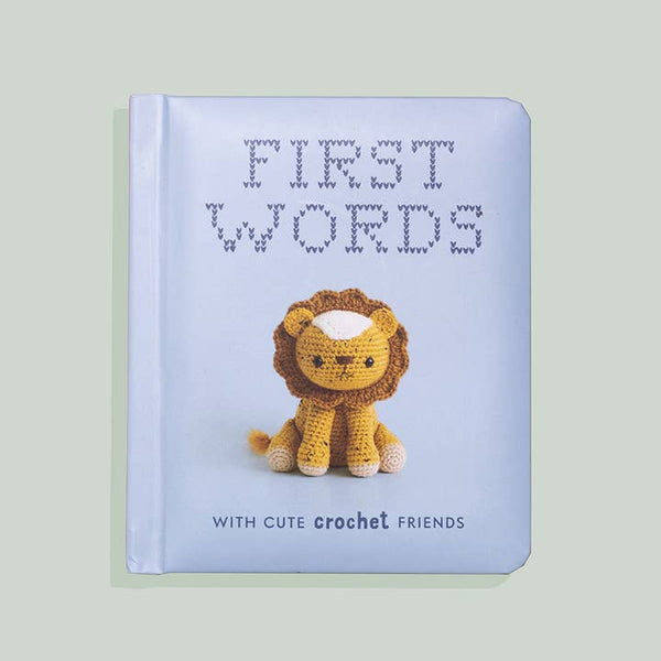 First Words with Cute Crochet Friends - Lion