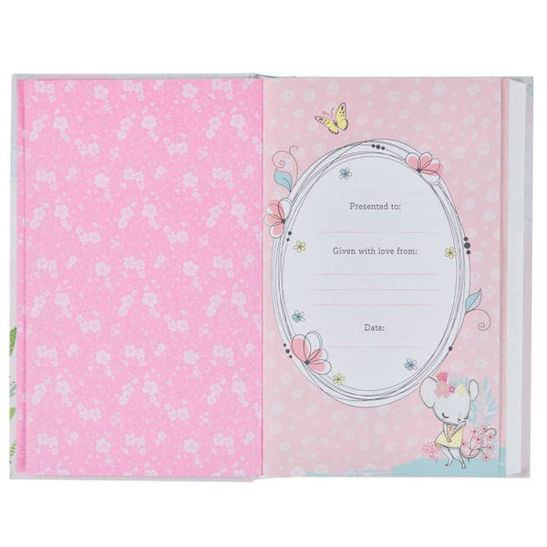 Blush Pink Hardcover NLT Keepsake Bible For Girls