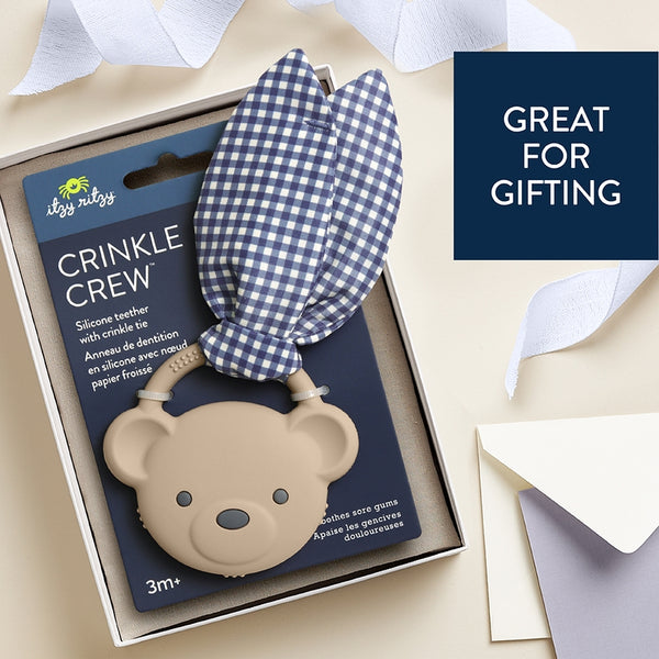 Itzy Crinkle Crew™ - Taupe Bear