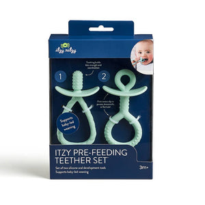 Itzy Pre-Feeding Teether Set - Mint