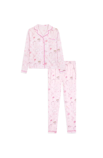 Blush Club Long Sleeve Pajama Set