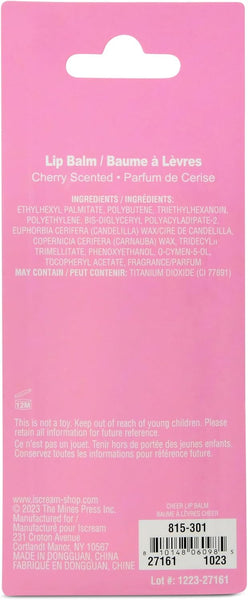 Iscream Cheer For Your Team Cherry Scented Jumbo Lip Balm