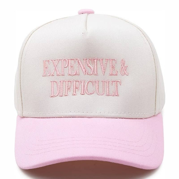 2-Tone Cap: Expensive & Difficult- Rose/Beige