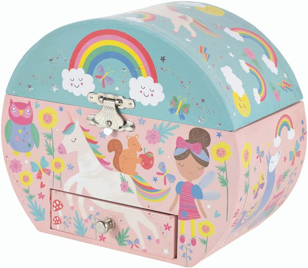 FR Rainbow Fairy Musical Jewelry Box