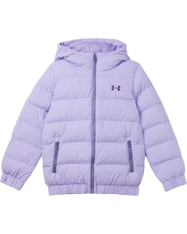 Transparent Purple Puffer Jacket