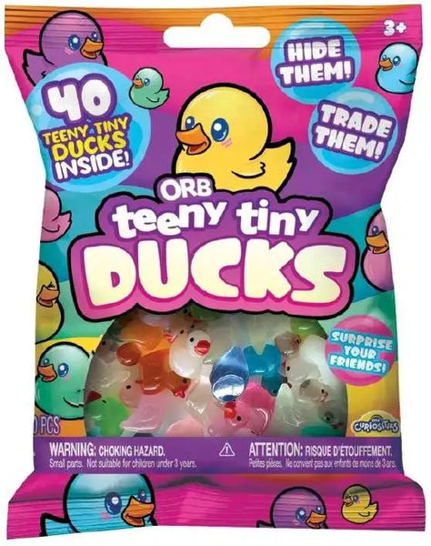 ORB Teeny Tiny Mini Ducks Toys 40 Pack