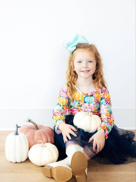 Preppy Patch L/S Tutu Dress