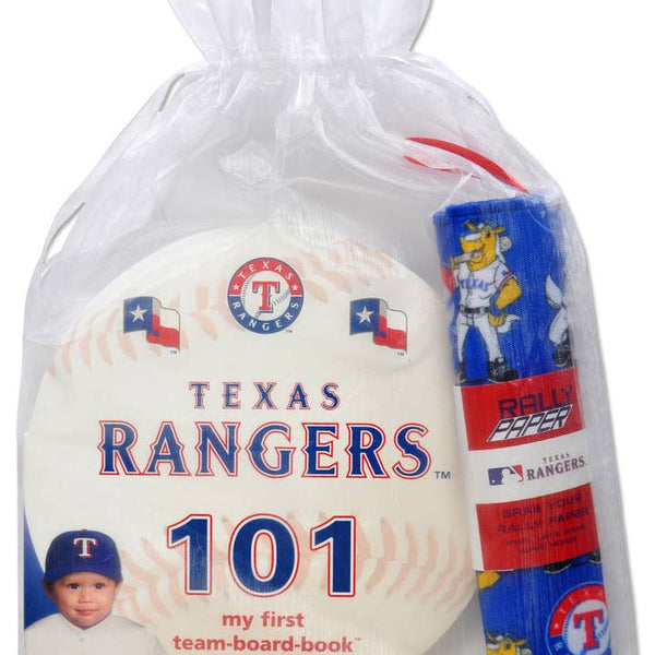Texas Rangers Kids Book and Toy Gift Set