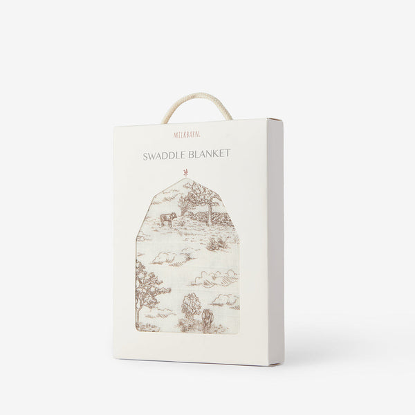 Country Toile Swaddle
