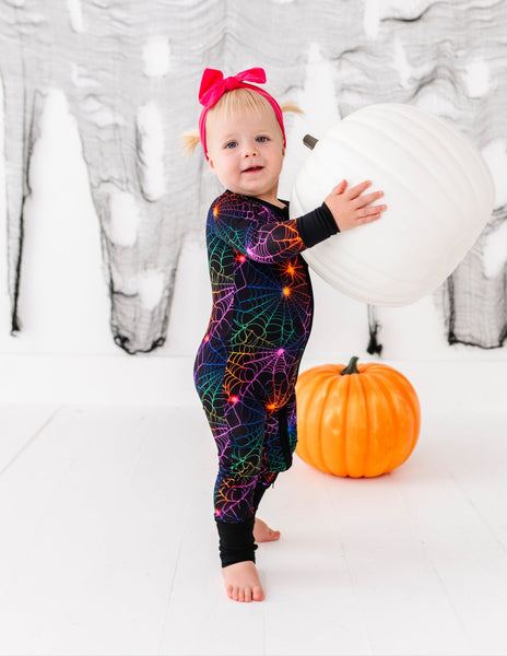Neon Webs Convertible Romper