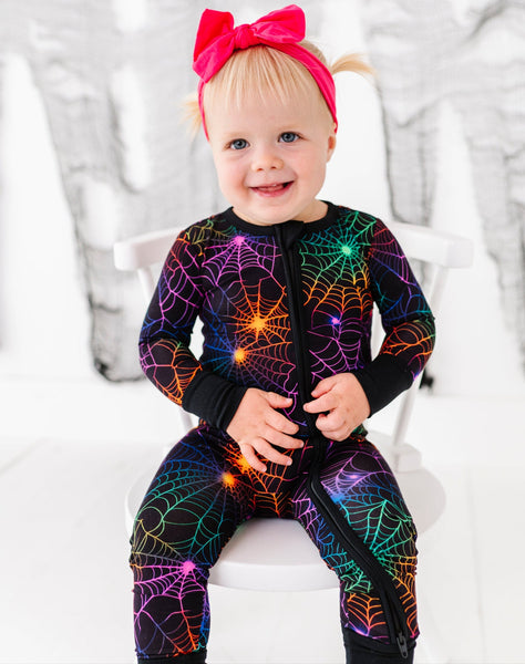 Neon Webs Convertible Romper