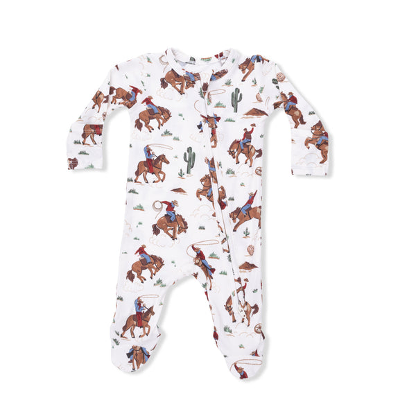 Buckaroo Western  2 Way Zipper Footie