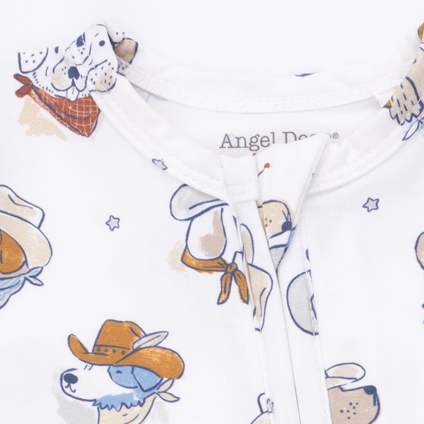 Cowdogs  2 Way Zipper Footie