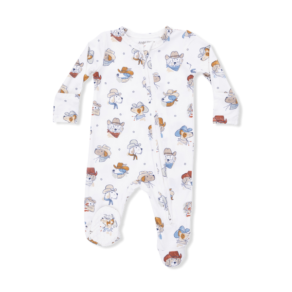 Cowdogs  2 Way Zipper Footie