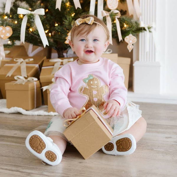 Gingerbread Sequin Christmas Tutu Skirt