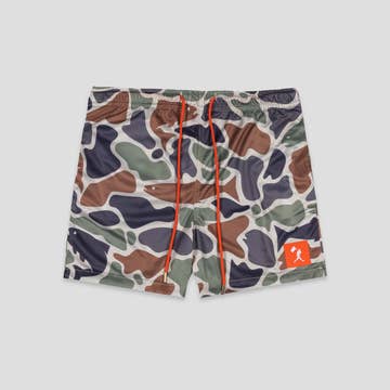 Fishing Club Angler Camo Diamond Air Mesh Short