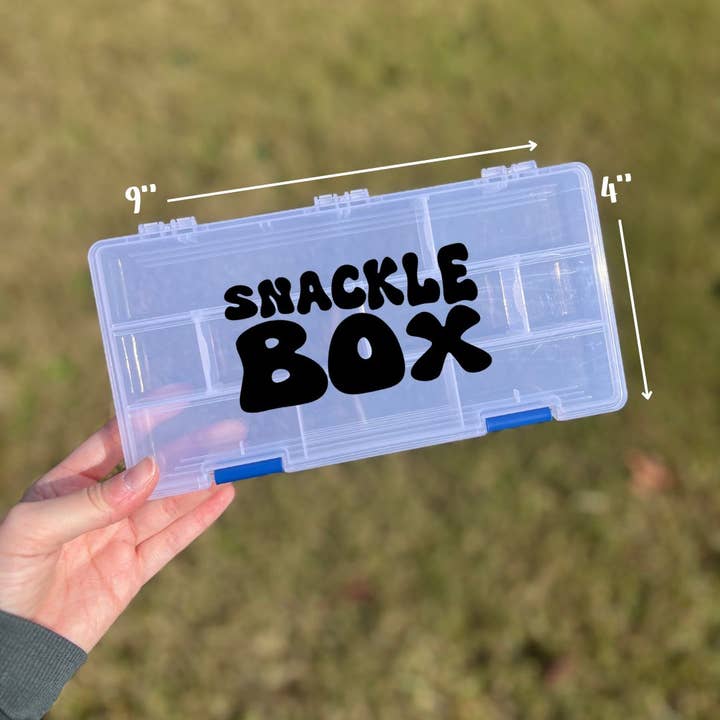 Snuckles Box Snackle Box, Kids Travel Snack Container – 4 Kids Only
