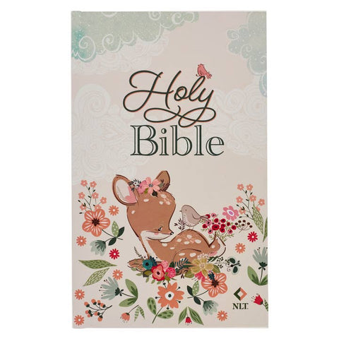 Blush Pink Hardcover NLT Keepsake Bible For Girls