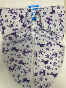 Tarleton All Over Print Fabric Bow With Tails