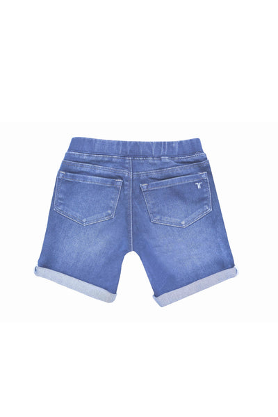 Bermuda Roll Cuff Pull On Short