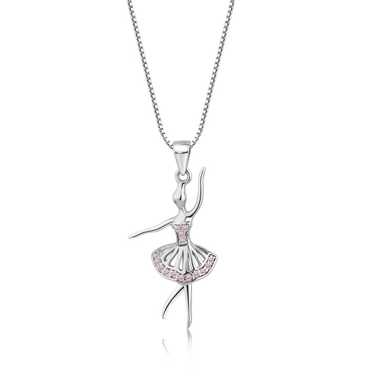 CM Silver Ballerina Necklace