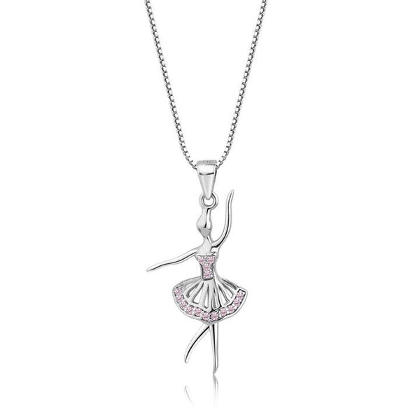 CM Silver Ballerina Necklace