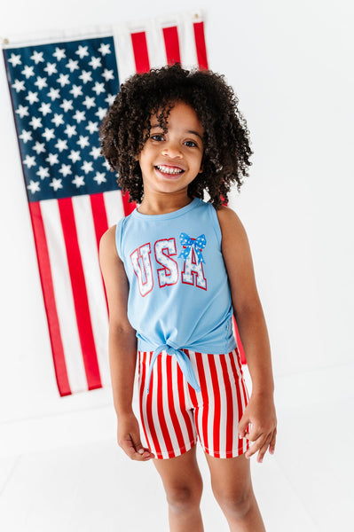 USA Front Tie Tank