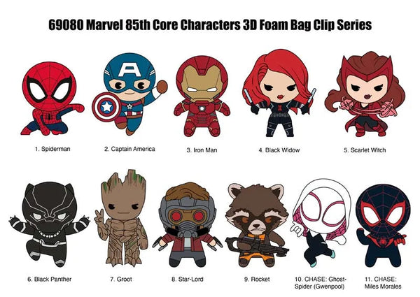 Marvel 85 Anniversary Series 1 3D Foam Bag Clip - Blind Bag