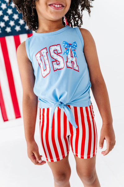 USA Front Tie Tank