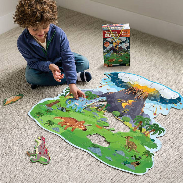Floor Puzzle: Dinosaur Island