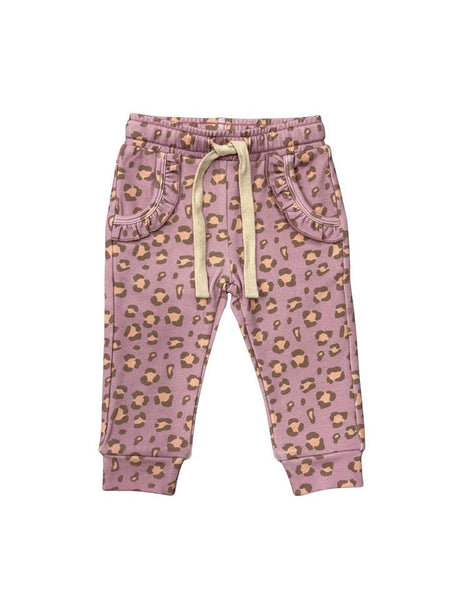 Leopard Ruffle Sweatsuit