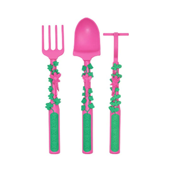 Pink Garden Fairy Utensil Set