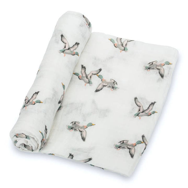 Quackin'up Baby Muslin Cotton Swaddle Blanket