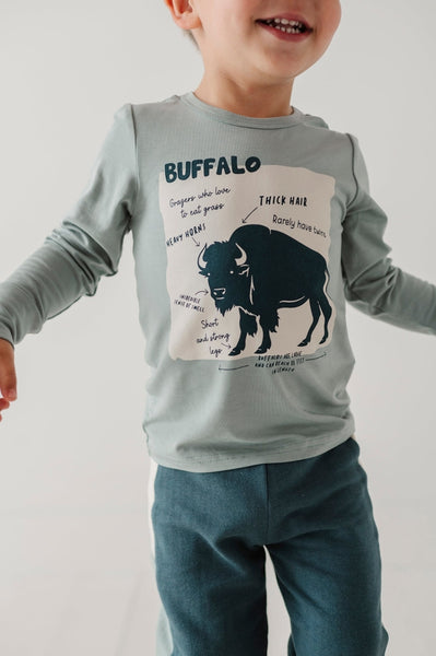 Color Buffalo Long Sleeve Tee