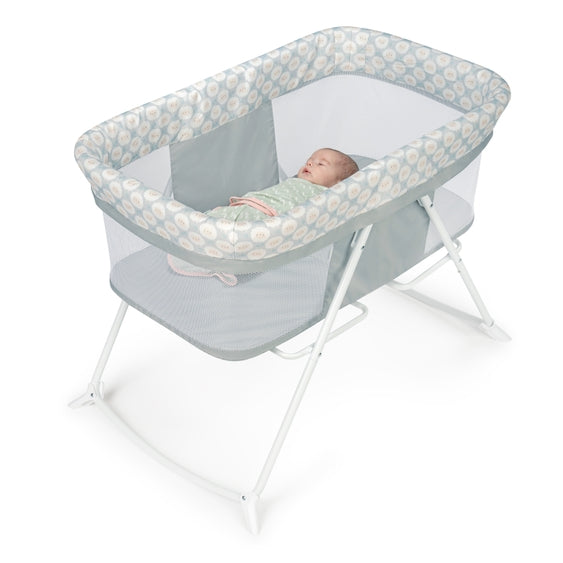 Snooze & Stow Rocking Portable Folding Bassinet